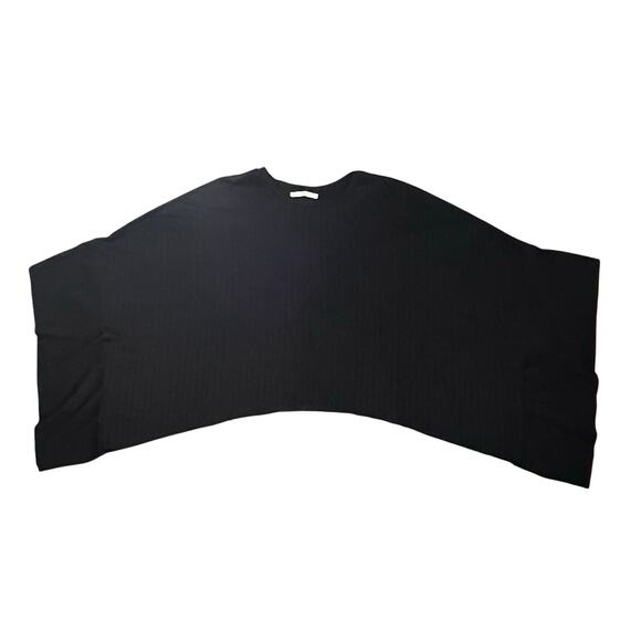 Zara Black Ribbed Round Neck Top - Picture 8 of 8